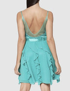 Vera Mont Women's evening dress, turquoise color