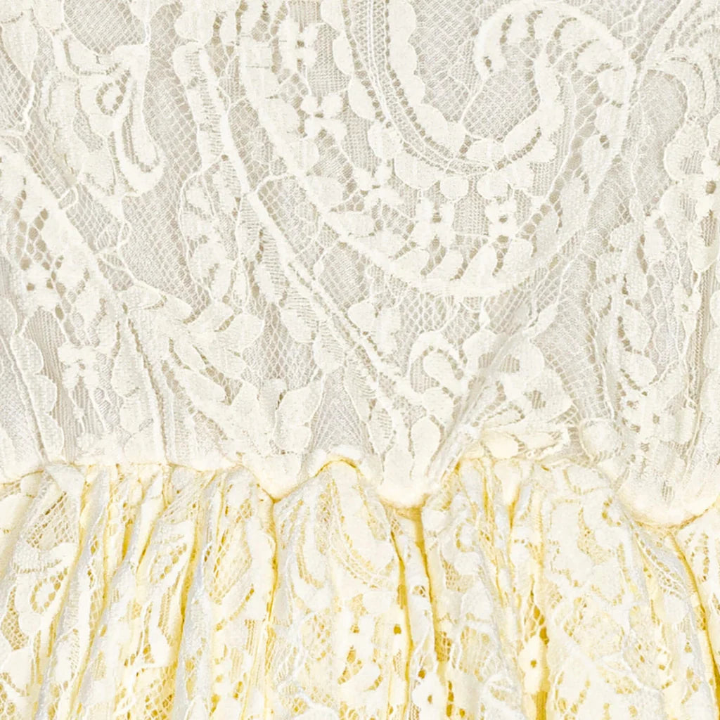 Bibihou Princess lace dress, ecru