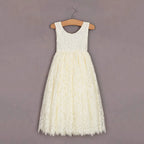 Bibihou Princess lace dress, ecru