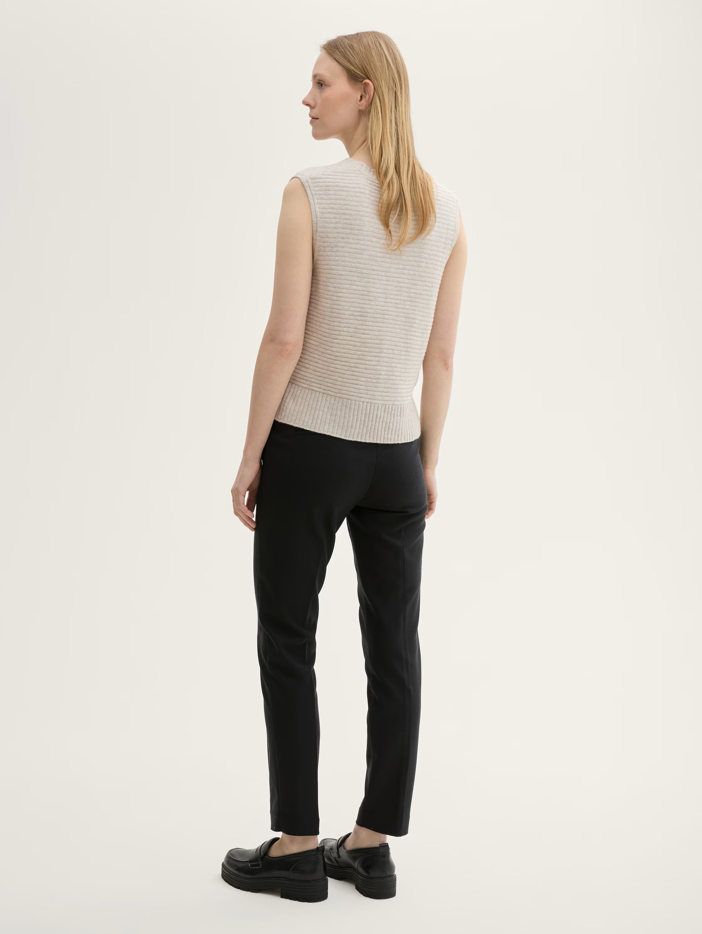 Women's trousers Tom Tailor Mia Slim, black