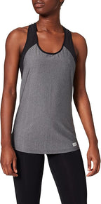Women's tank top Sloggi Move Fly, gray/black