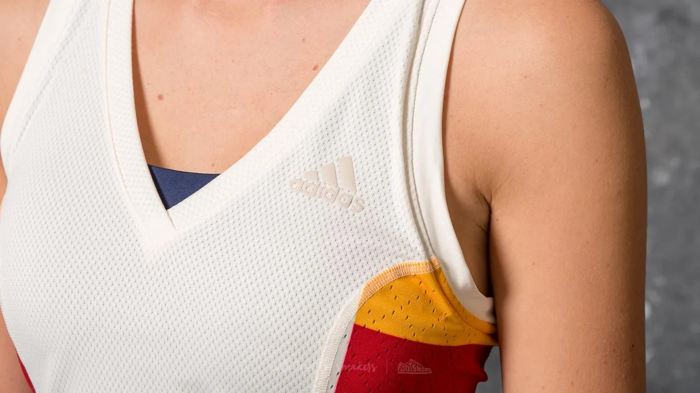 Adidas Women's New York sports dress, white/multicolored
