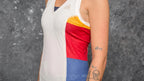 Adidas Women's New York sports dress, white/multicolored