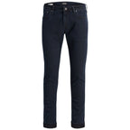 Jack &amp; Jones Liam Skinny Men's Jeans, Dark Blue