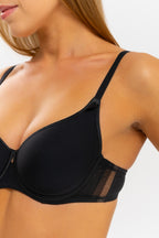 Сутиен с плътна чашка Aubade CP Onde Sensuelle