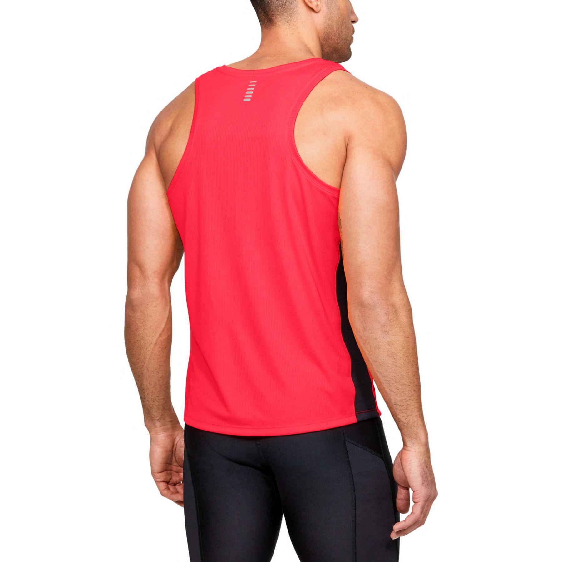 Men's Under Armour Speed ​​Stride Tank Top - Orange/Black