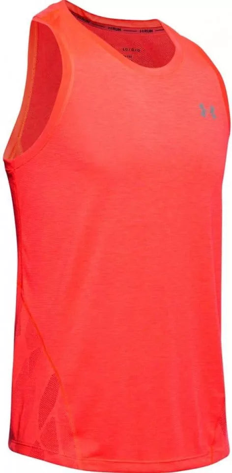 Men's tank top Under Armour UA Streaker 2.0 Shift Singlet, orange