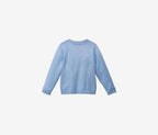 Children's vest with beautiful embroidery, blue 