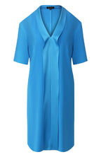 Escada Women's elegant short-sleeved dress, blue