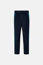Children's cotton riding breeches, dark blue 