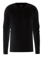 Calida Men's long sleeve cotton t-shirt, black