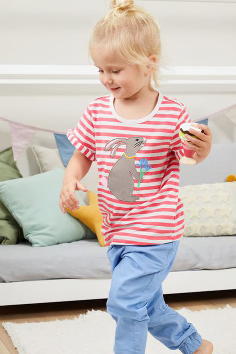 Set of 2 organic cotton children's t-shirts 