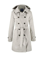 Women's trench coat new collection 2025, pink 