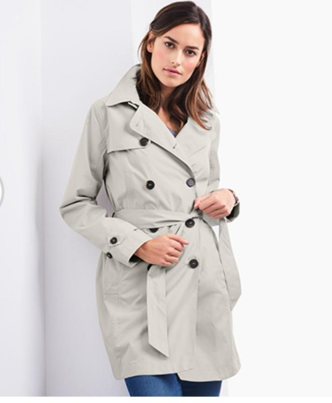 Women's trench coat new collection 2025, pink 