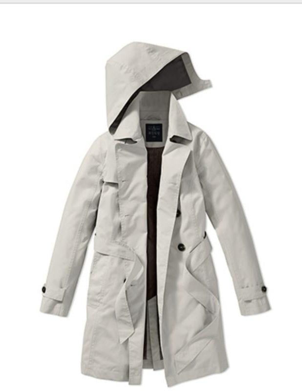 Women's trench coat new collection 2025, pink 