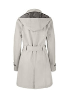 Women's trench coat new collection 2025, pink 