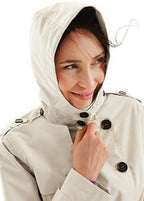 Women's trench coat new collection 2025, pink 