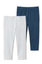 Set of 5 children's elastic cotton leggings 