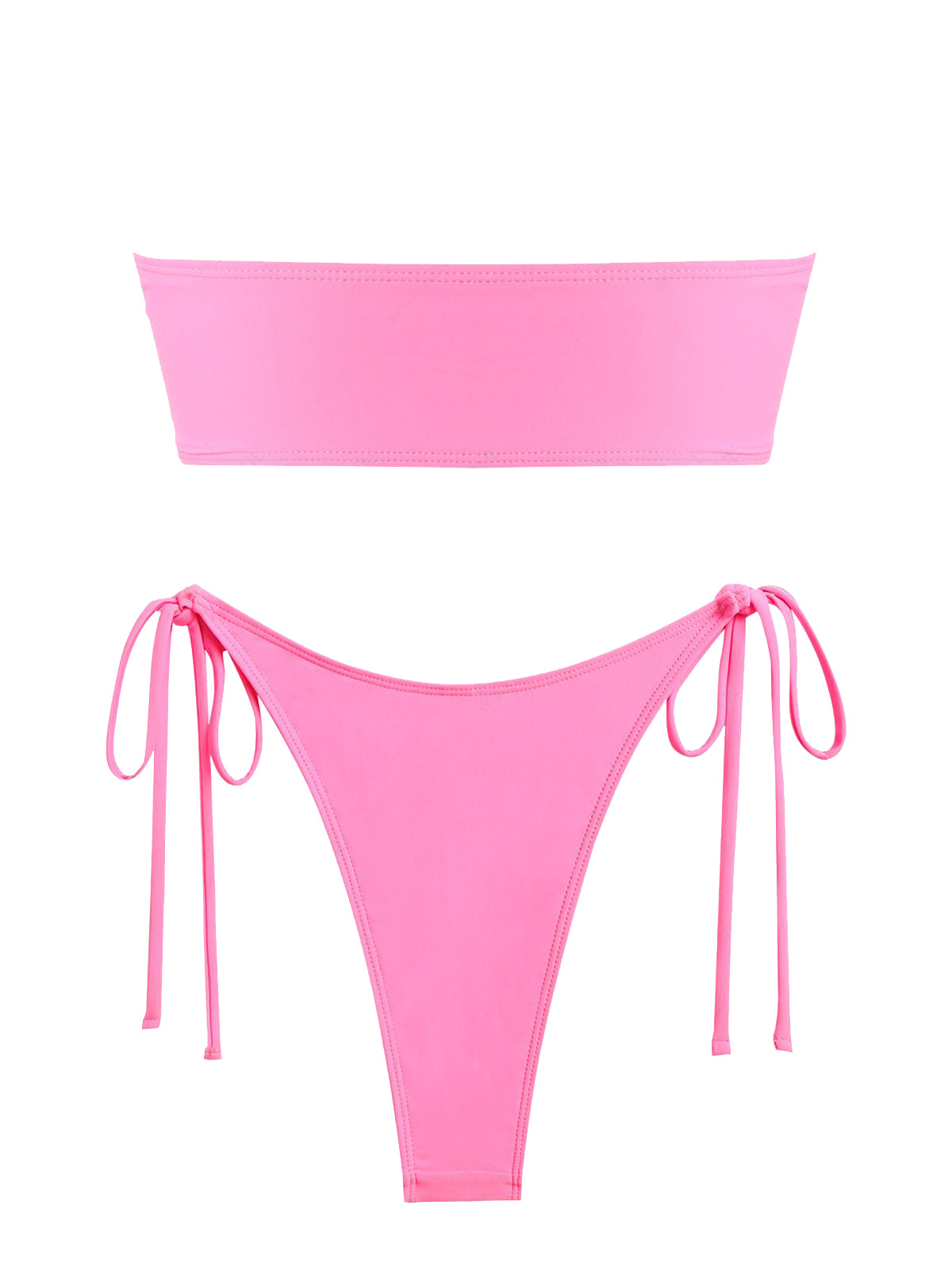 Zaful Swimsuit with gold buckle in classic shape