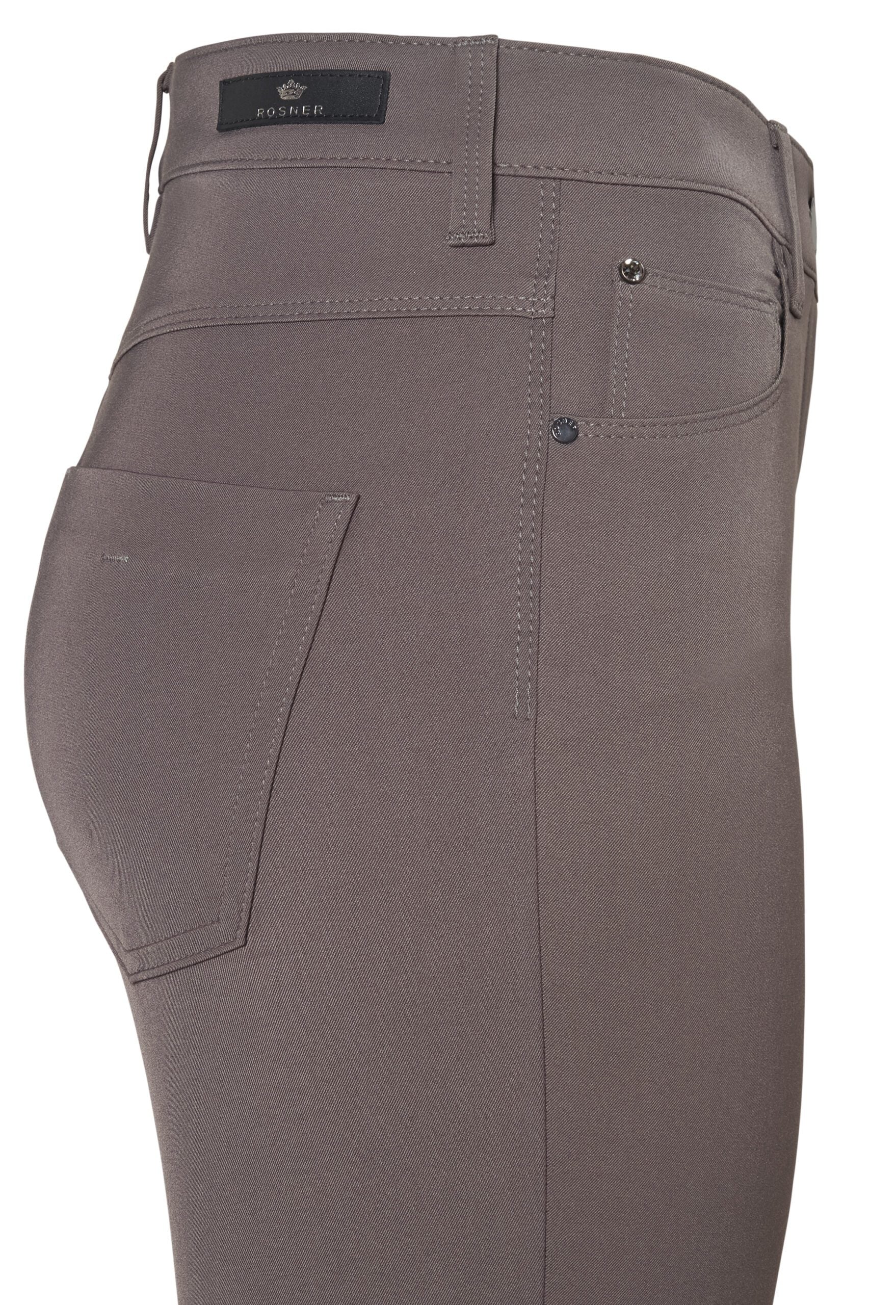 Women's trousers Rosner, graphite color