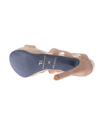 Women's genuine leather high-heeled sandals TRUSSARDI JEANS