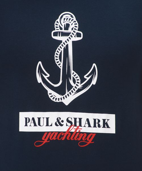 Paul &amp; Shark Men's cotton t-shirt, blue