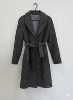 Women's wool coat with cashmere, light brown 