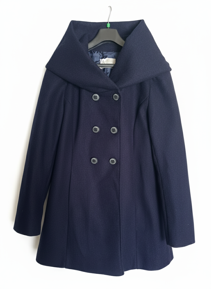 Women's wool coat with cashmere, light brown 