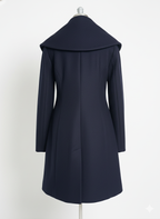 Women's wool coat with cashmere, light brown 