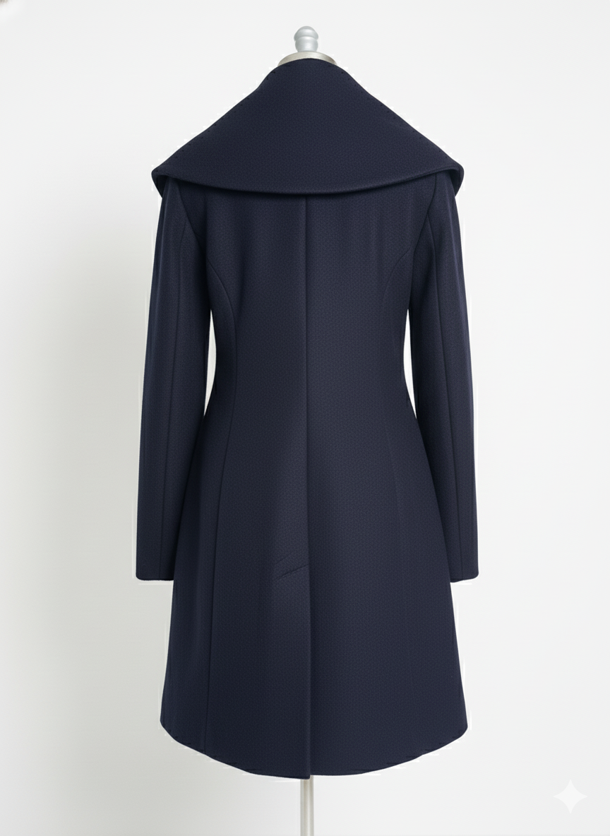 Women's wool coat with cashmere, light brown 