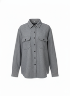 ZAFUL Мъжка памучна риза с дълъг ръкав