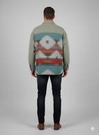 ZAFUL Мъжка памучна риза с етно мотиви