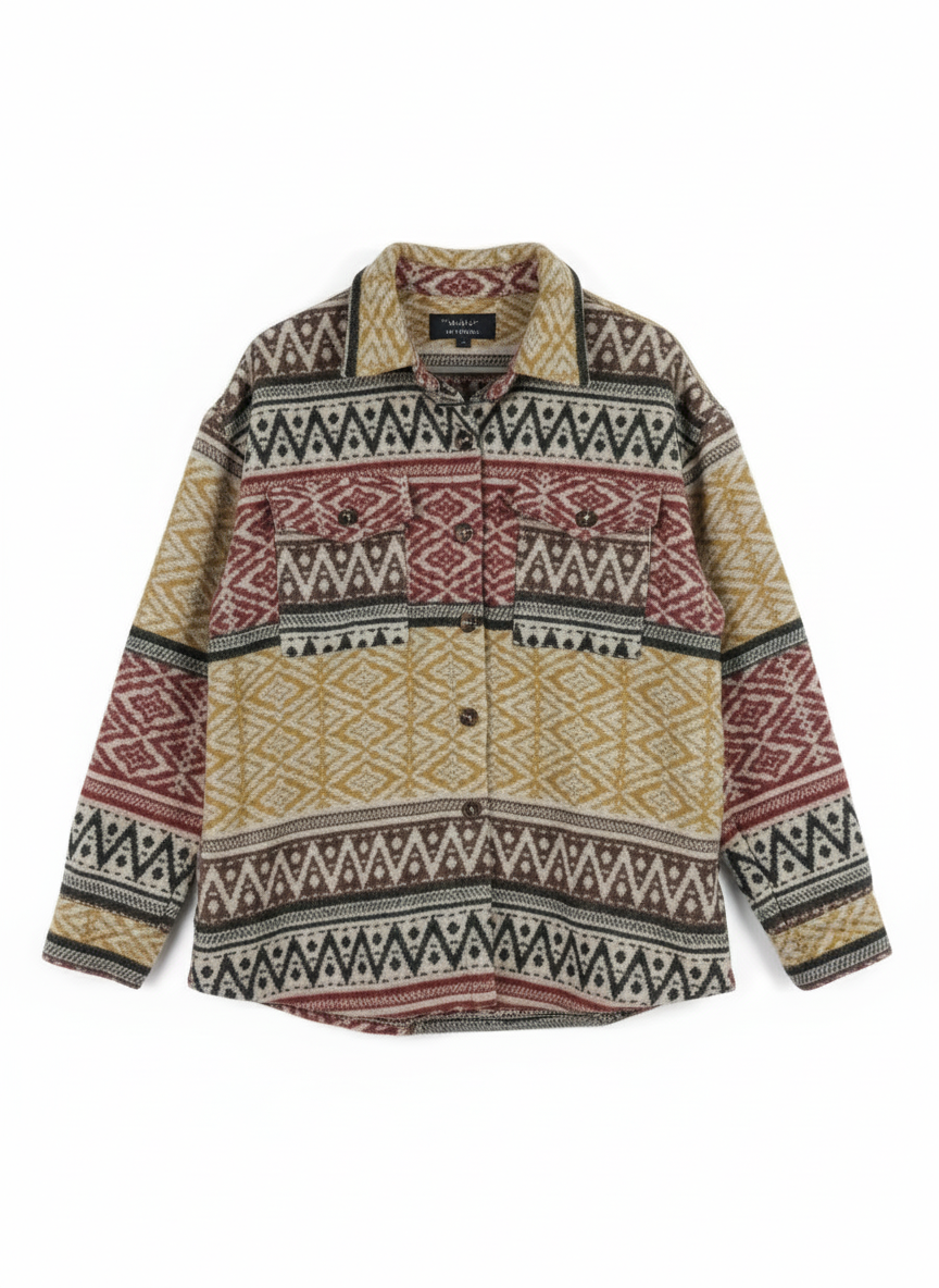 ZAFUL Мъжка памучна риза с дълъг ръкав