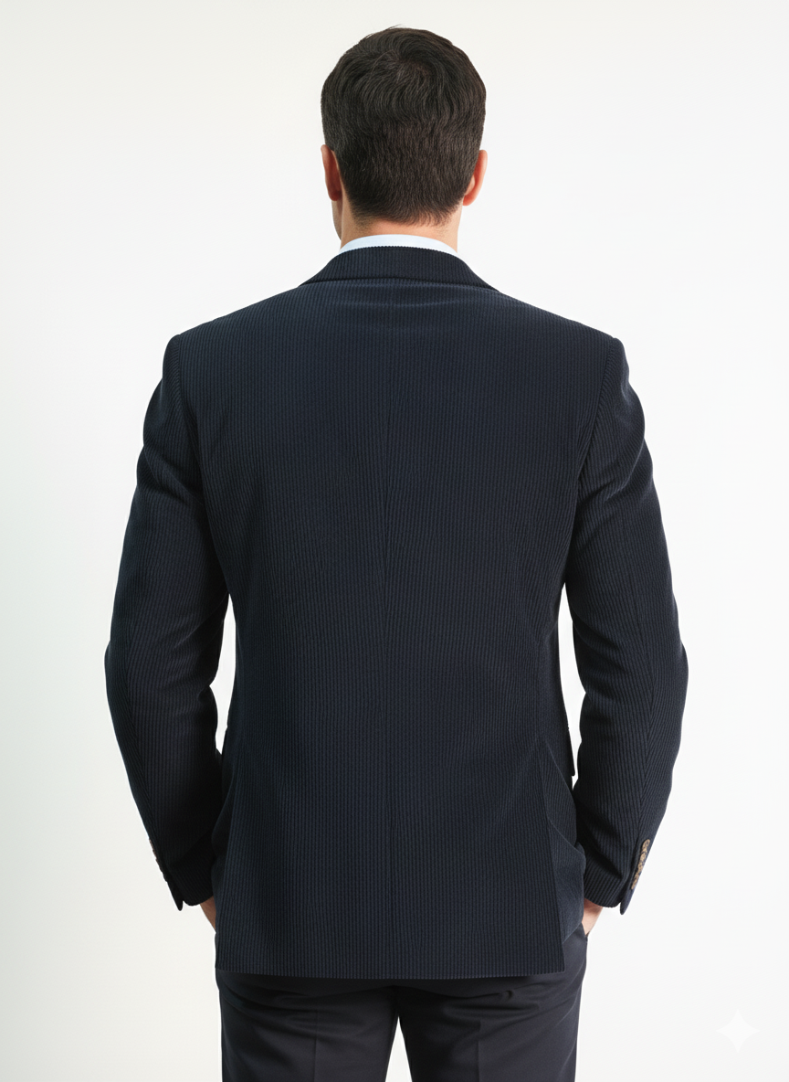 Tommy Hilfiger Мъжко памучно сако, тъмно синьо