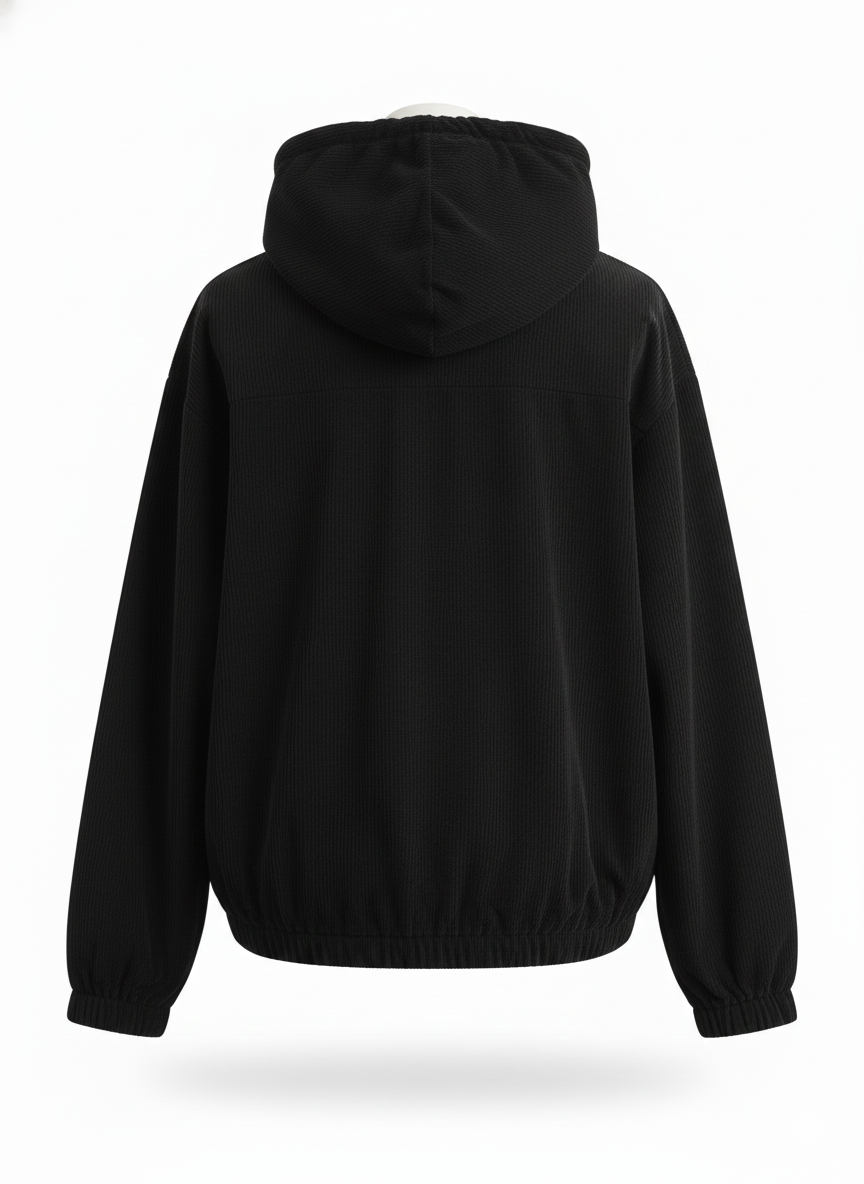 ZAFUL Мъжки суитчърт с качулка, черен