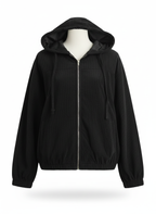 ZAFUL Мъжки суитчърт с качулка, черен