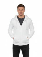 ZAFUL Мъжки спортен суитшърт, бял