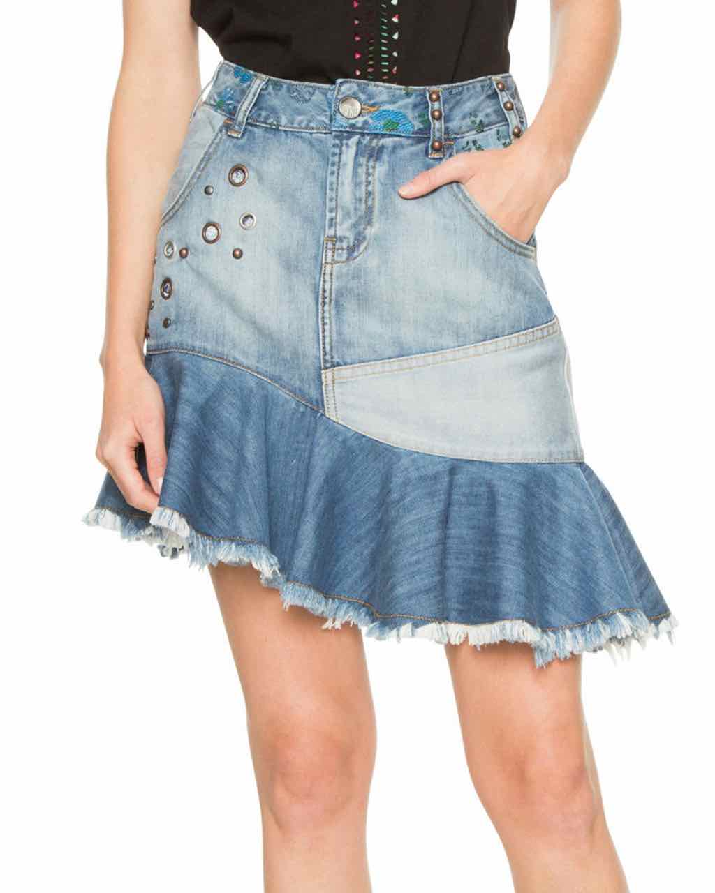 Desigual Eleni women's denim skirt
