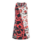 Desigual Women's summer dress made of cotton and linen, printed with colorful motifs