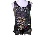Desigual Дамски потник в асиметрична форма, разноцветен