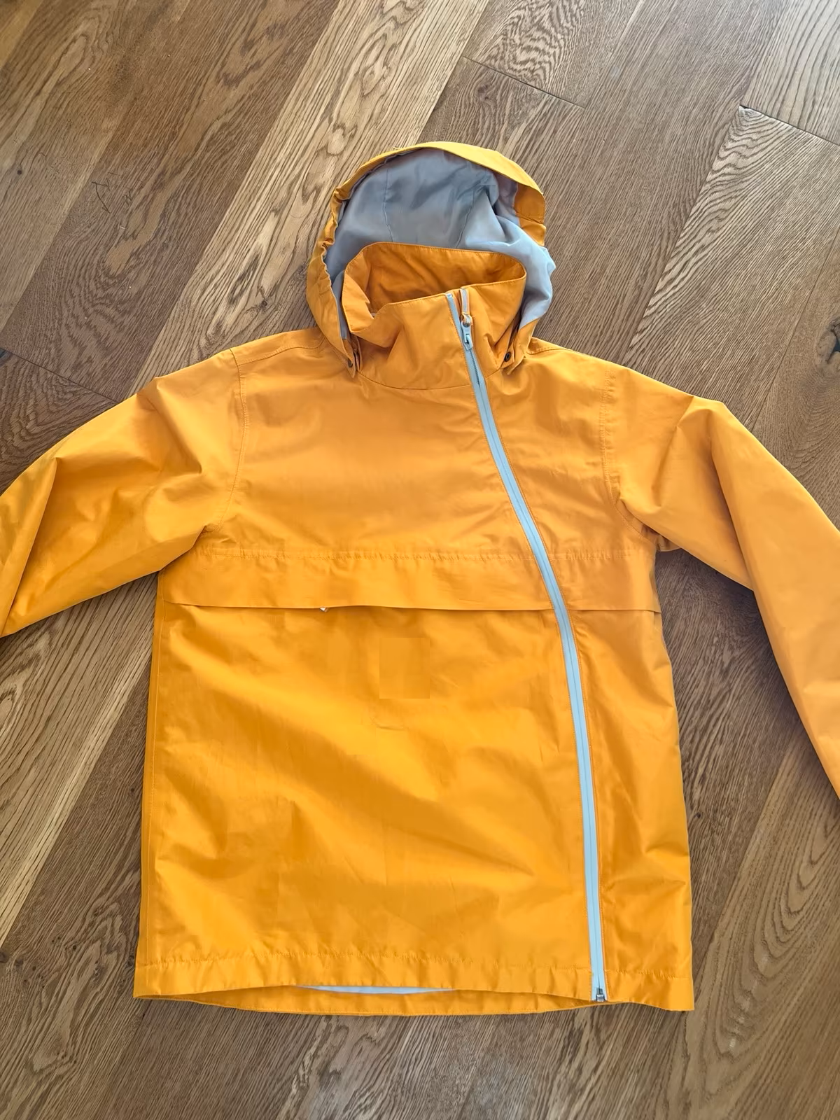 Waterproof and windproof jacket for children, yellow 
