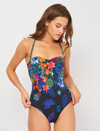Desigual women's one-piece swimsuit with floral print