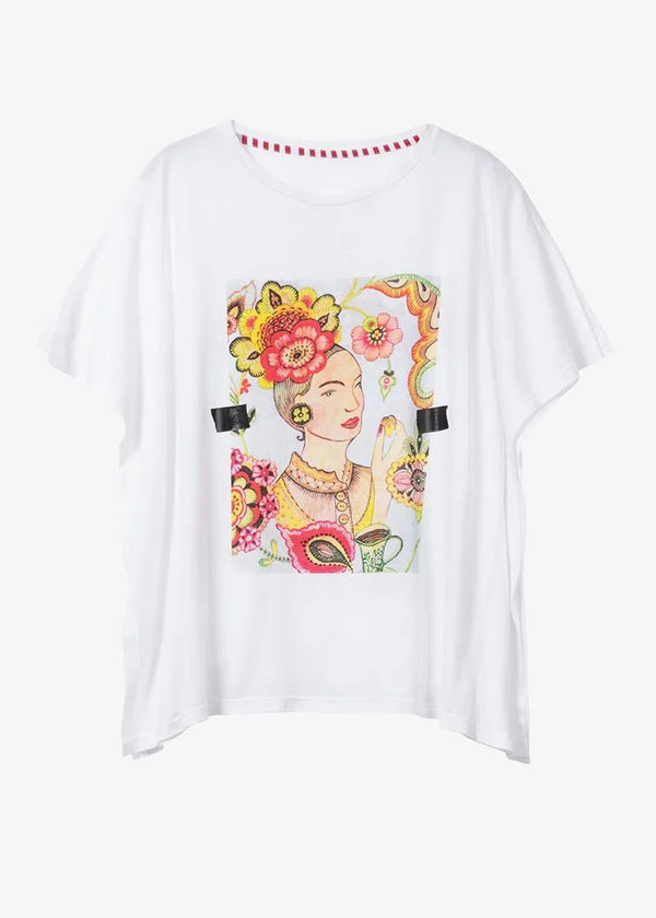 Desigual Women's T-Shirt Patty Floral