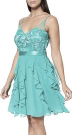 Vera Mont Women's evening dress, turquoise color