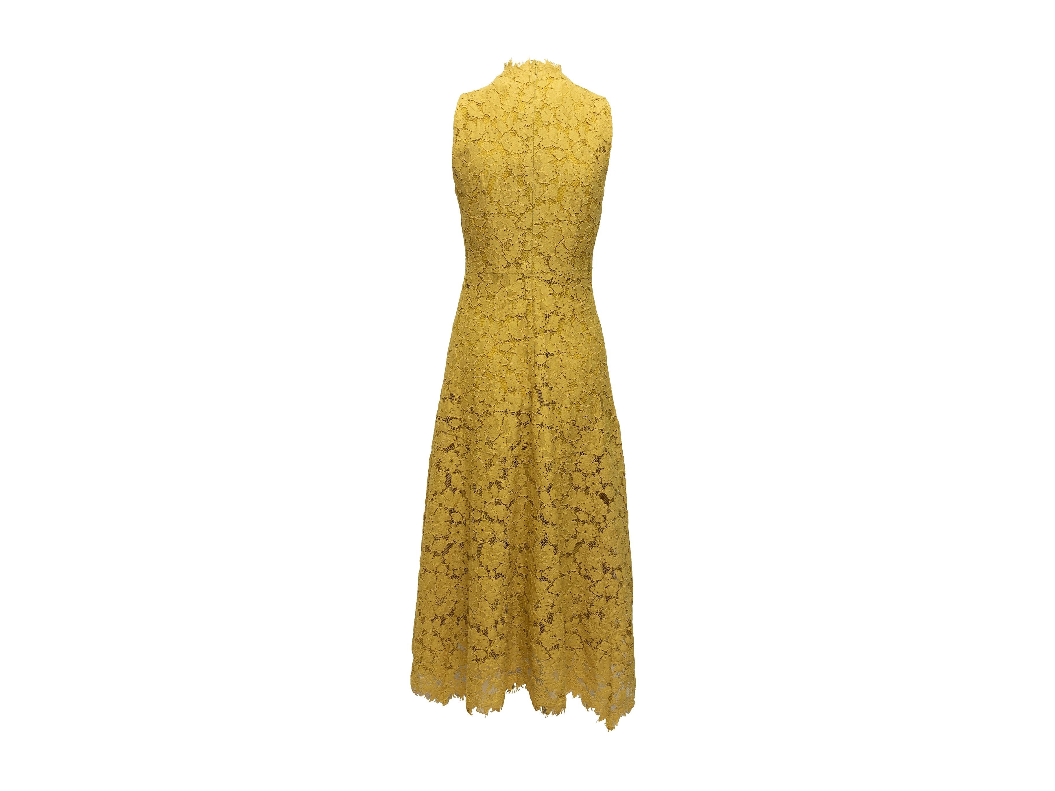 Ivy &amp; Oak Formal lace dress, yellow-green 