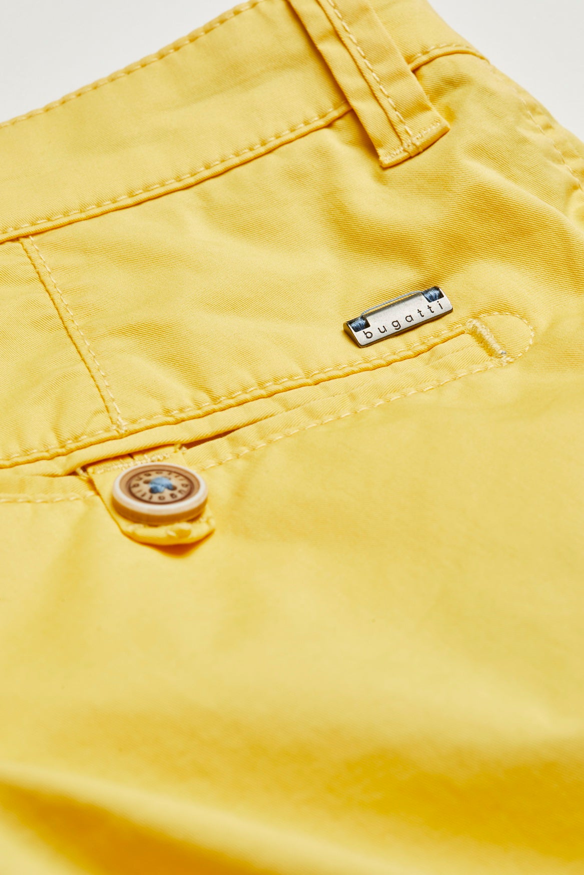 Men's Bugatti shorts, yellow
