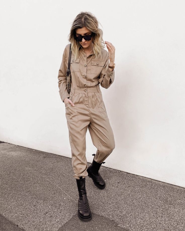 Women's jumpsuit Herrlicher, beige