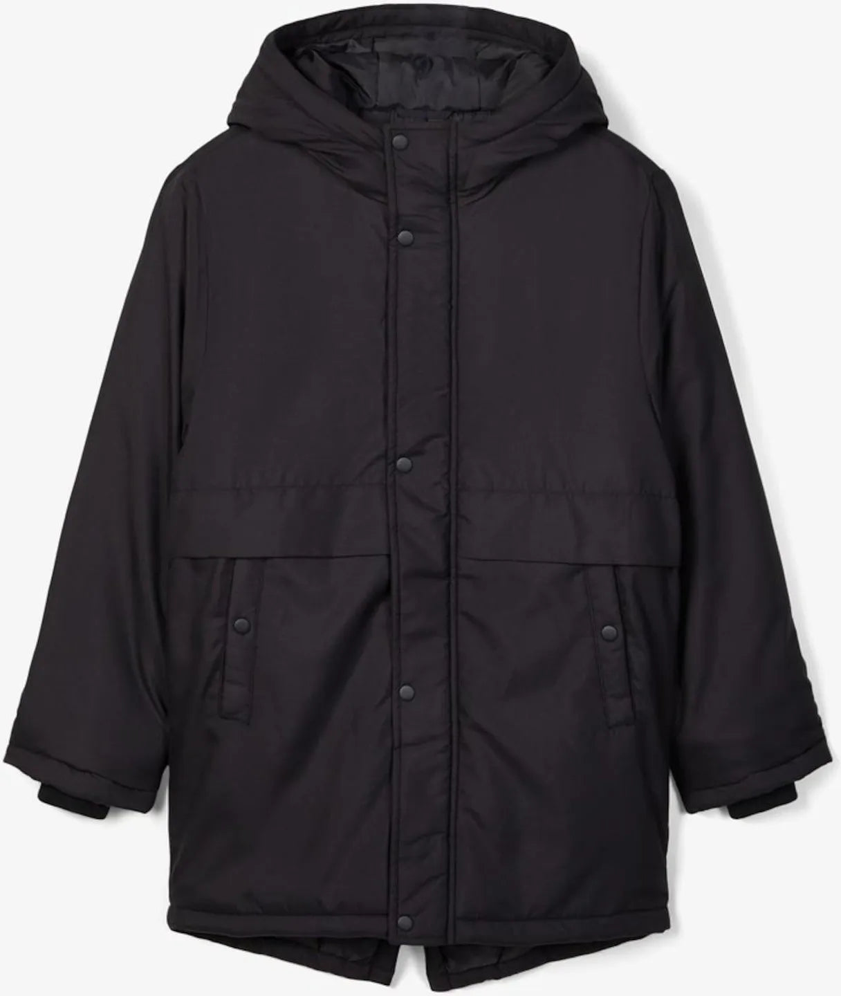 LMTD Children's winter jacket with hood, black