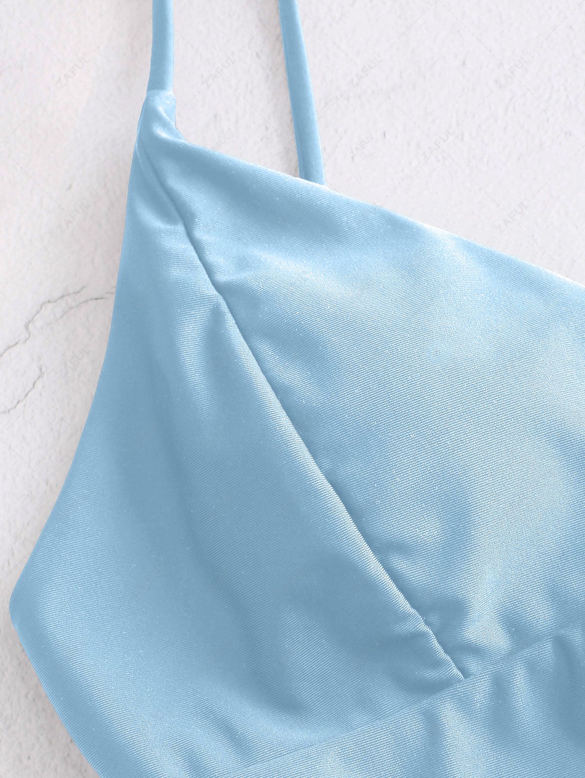 Zaful Swimsuit Top, Sky Blue