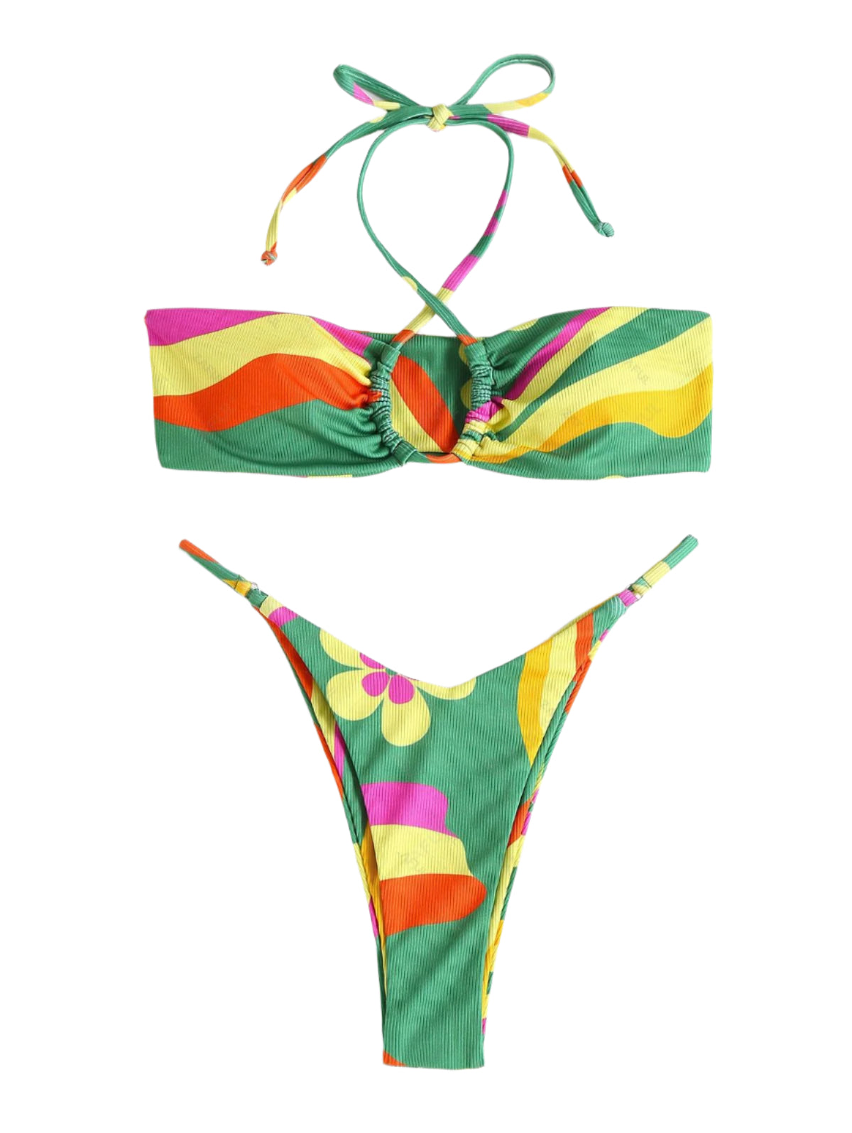 Zaful Two-piece swimsuit, multi-colored